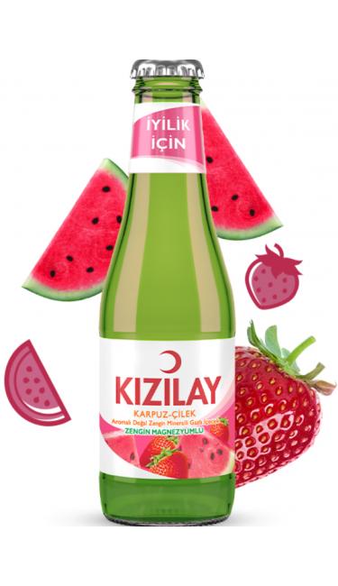 SODA CILEK-KARPUZ 24x200 ML (eau gazeuse fraise-pastèque)