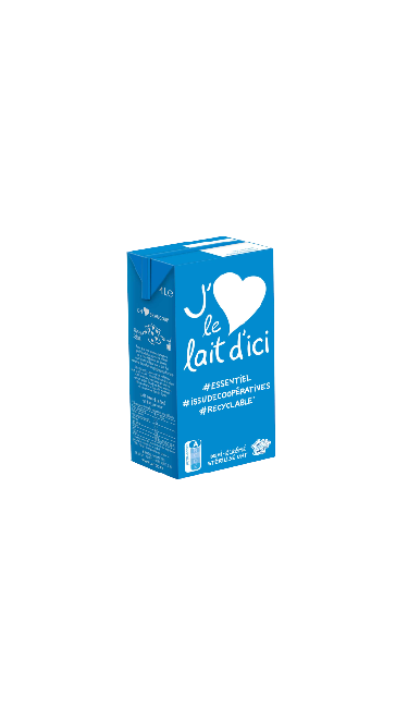 LAIT D'ICI 1/2 ECREME 6x1LT