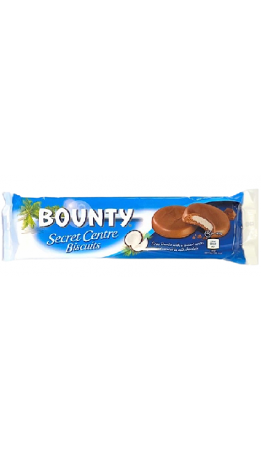 BOUNTY SECRET CENTRE BISCUITS 12X132 GR
