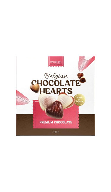 MD CLASSIC BELGIAN HEARTS 12X195GR