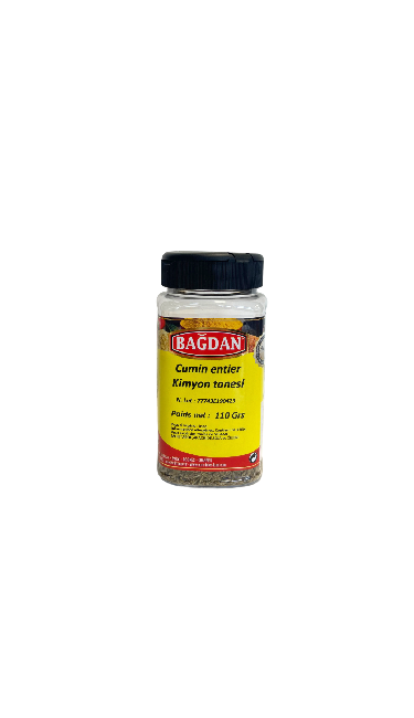 BAGDAN KIMYON TANE PET KAVANOZ 12x110GR (cumin entier pot)
