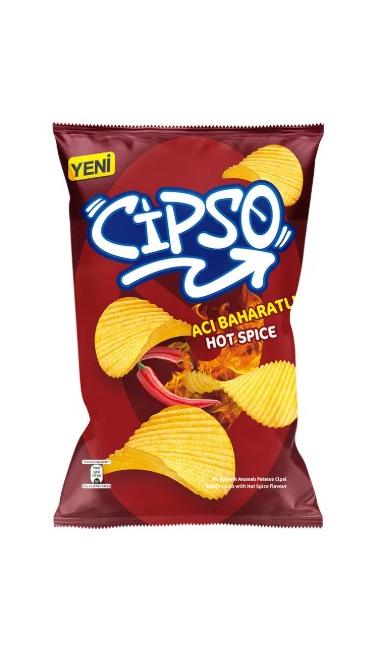 DOGUS CIPSO TIRTIKLI ACI BAHARATLI 12x104g (chips PIQUANTE)