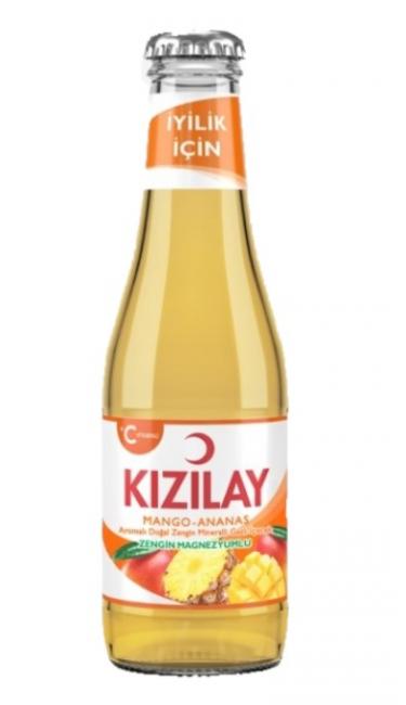 KIZILAY ANANAS - MANGO 24x200 ML  (eau pétillante ananas mangue)