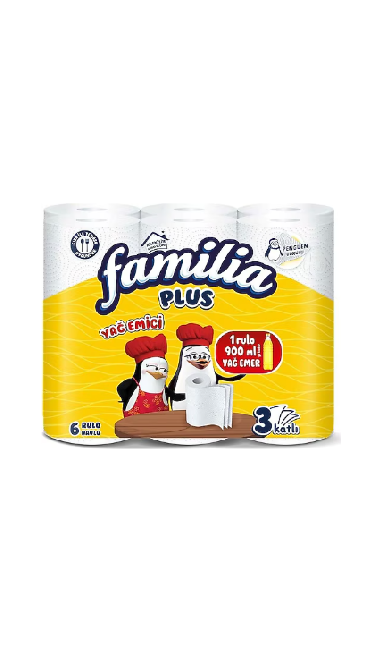 FAMILIA PLUS KAGIT HAVLU OZEL YAG EMICI 4x6 RULO (essuie tout ultra absorbant pour huile)