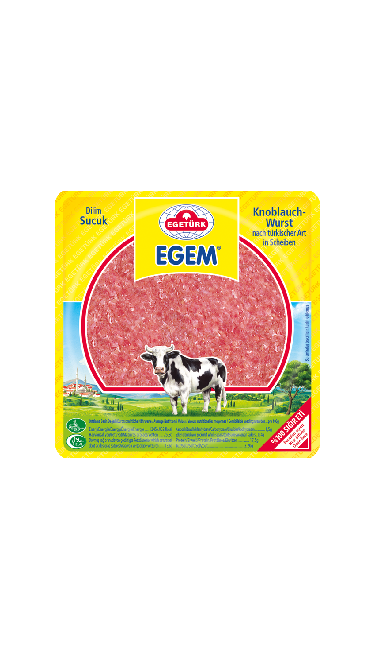 EGETURK EGEM DILIM SUCUK 16X150G (saucisse à l'ail en tranches )