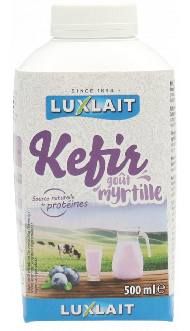 LUXLAIT KEFIR SAVEUR MYRTILLE - 1,5 % MG - 500 ml