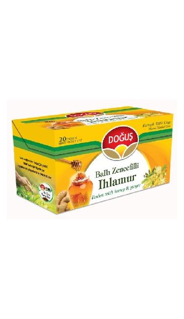 DOGUS CAY BALLI ZENCEFILLI IHLAMUR 20'ER (tisane gingembre, tilleul,miel)