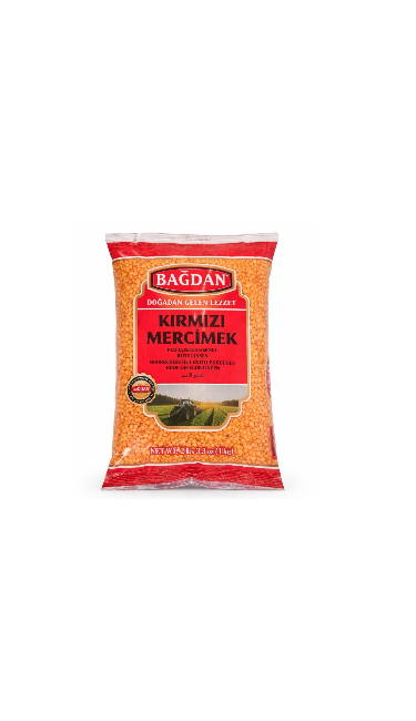 BAGDAN KIRMIZI MERCIMEK 12x1000gr (Lentilles rouges)