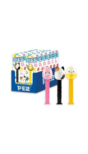 PEZ SQUISHMALLOWS 12PCS 1+1 recharge