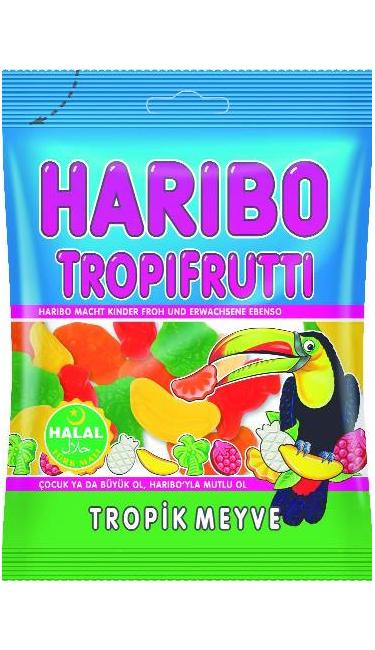HELAL HARIBO TROPPI FRUTTI 100 GR (bonbons gout tropical)