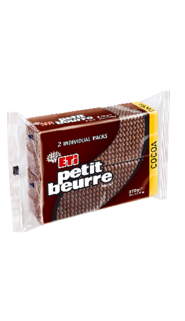 ETI PETIT BEURRE KAKAOLU 370 GR (petit beurre au cacao)