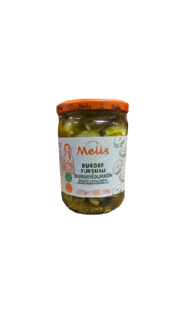 MELIS HAMBURGER DILIM SALATALIK 12X580ML (concombre au vinaigre tranchée pour burger)