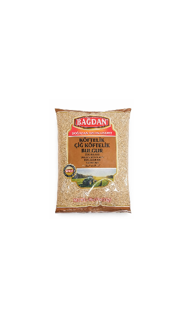 BAGDAN BULGUR ESMER CIGKOFTELIK 12x1000gr (Boulgour brun pour köfte)