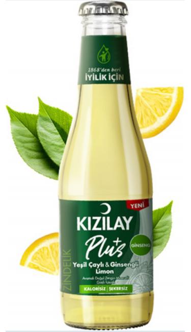 SODA PLUS YESILCAY GINSENG 24x200 ML