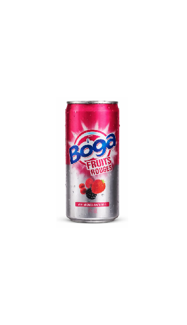 BOGA CANETTE 24CL FRUITS ROUGES