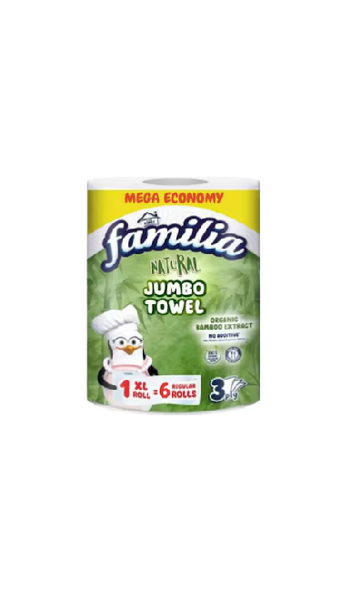 FAMILIA JUMBO KAGIT HAVLU BAMBU PLUS 1=6