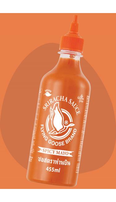 SRIRACHA MAYO SAUCE SPICY 12X455ML