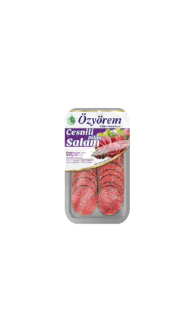 OZYOREM CESNILI DILIM SALAM 80 GRr ( tranches de salami épicés)
