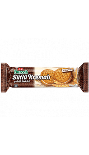 ETI BURCAK SUTLU KREMALI 100 GR (biscuit avoine à la crème)