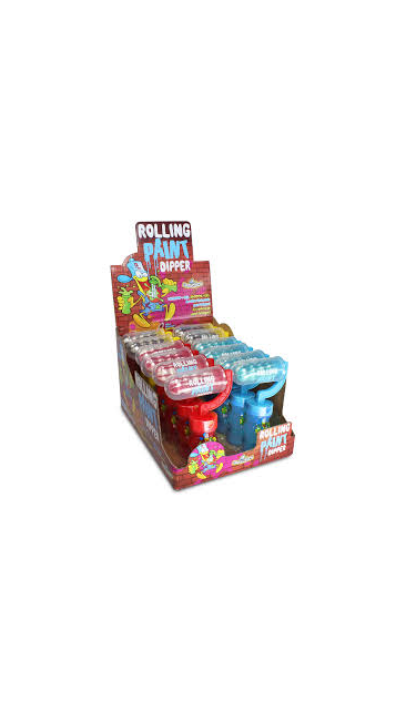FUNNY CANDY ROLLING PAINT DIPPER X12