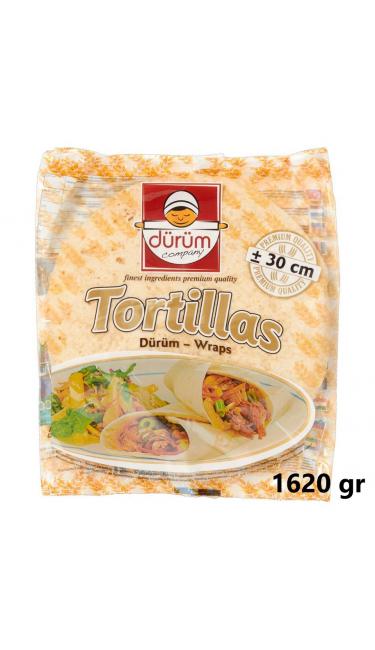 DURUM TORTILLA 6 LI 30 CM 1620 GR (tortillas)
