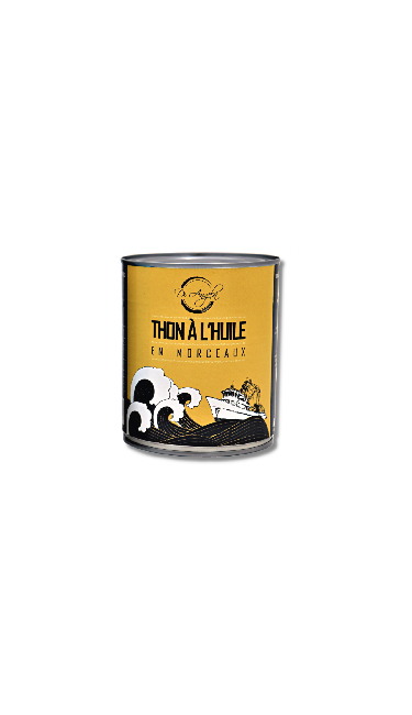 THON A L'HUILE EN MORCEAUX 6X800G