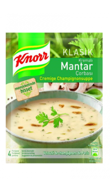 KNORR KREMALI MANTAR CORBASI 65 GR (soupe champignon a la creme)