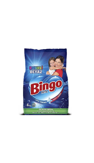 BINGO TOZ MATIC RENKLI BEYAZ 6KG (lessive concentre couleur blanc)