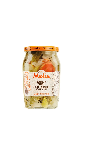 MELIS KARISIK TURSU 12X720ML (Mélange de légumes au vinaigre)