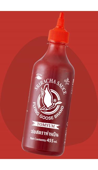 SRIRACHA CHILI SAUCE TOM YUM 12X455ML