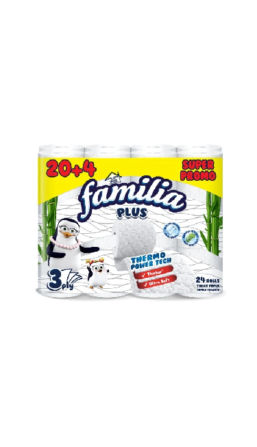 FAMILIA TUVALET KAGIDI BAMBOO 3X(20+4)