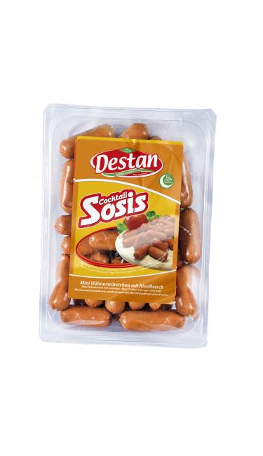 DESTAN TAVUK COCTAIL SOSIS 300 GR MINI (mini saucisses en barquette)