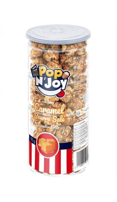 POP NJOY POPCORN KARAMEL 12x170gr (popcorn caramel beurre salé)