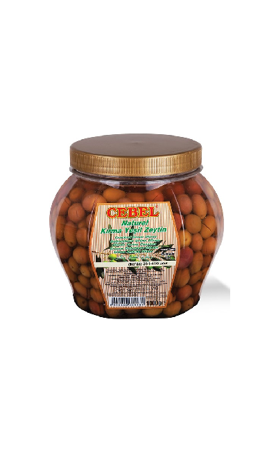 CEBEL Y. ZEYTIN KIRMA EDREMIT (321-350) PET 6X1000 GR (olives vertes cassée Edremit)