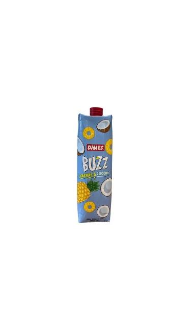 DIMES BUZZ  ANANAS HINDISTAN CEVIZ 1LT (jus ananas coco)