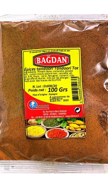 BAGDAN TANDOORI 100 GR (épices tandoori)