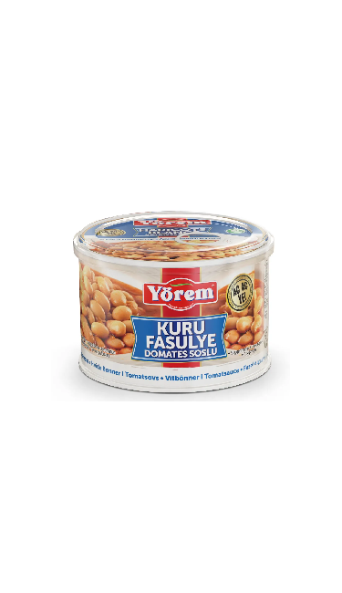 YOREM KURU FASULYE PILAKI TNK 12x400G (haricots blancs en sauce pilaki)