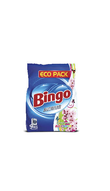 BINGO TOZ MATIC RENKLI BAHAR BAHCESI 9KG (lessive couleur jardin printemps)