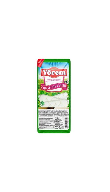 YOREM PEYNIR ORGU 12X200 GR (fromage tressé)