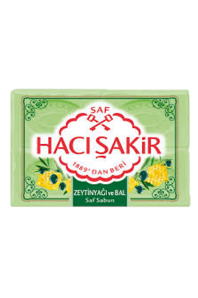 HACISAKIR SABUN SARAYLI ZYTN&BAL 4'LU KALIP SABUN (savon miel-olive)