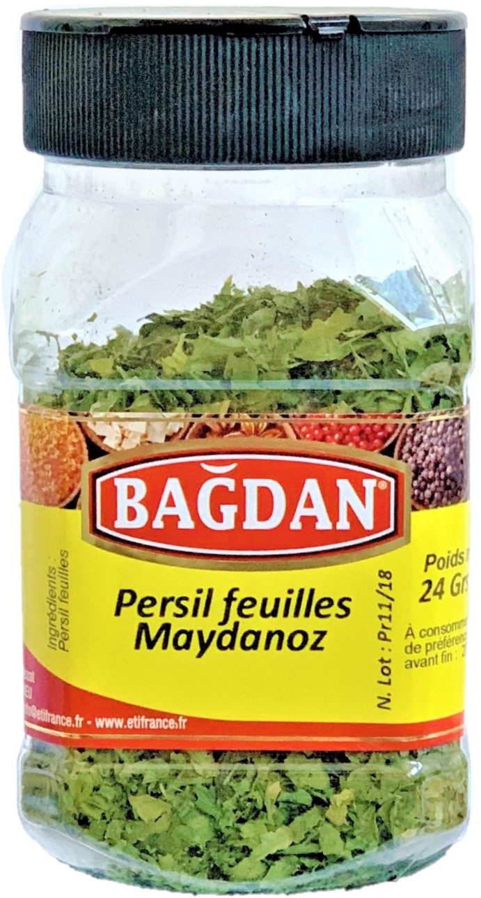 BAGDAN MAYDANOZ YAPRAGI PET KAVANOZ 12x24gr (feuilles de persil pot plastique)