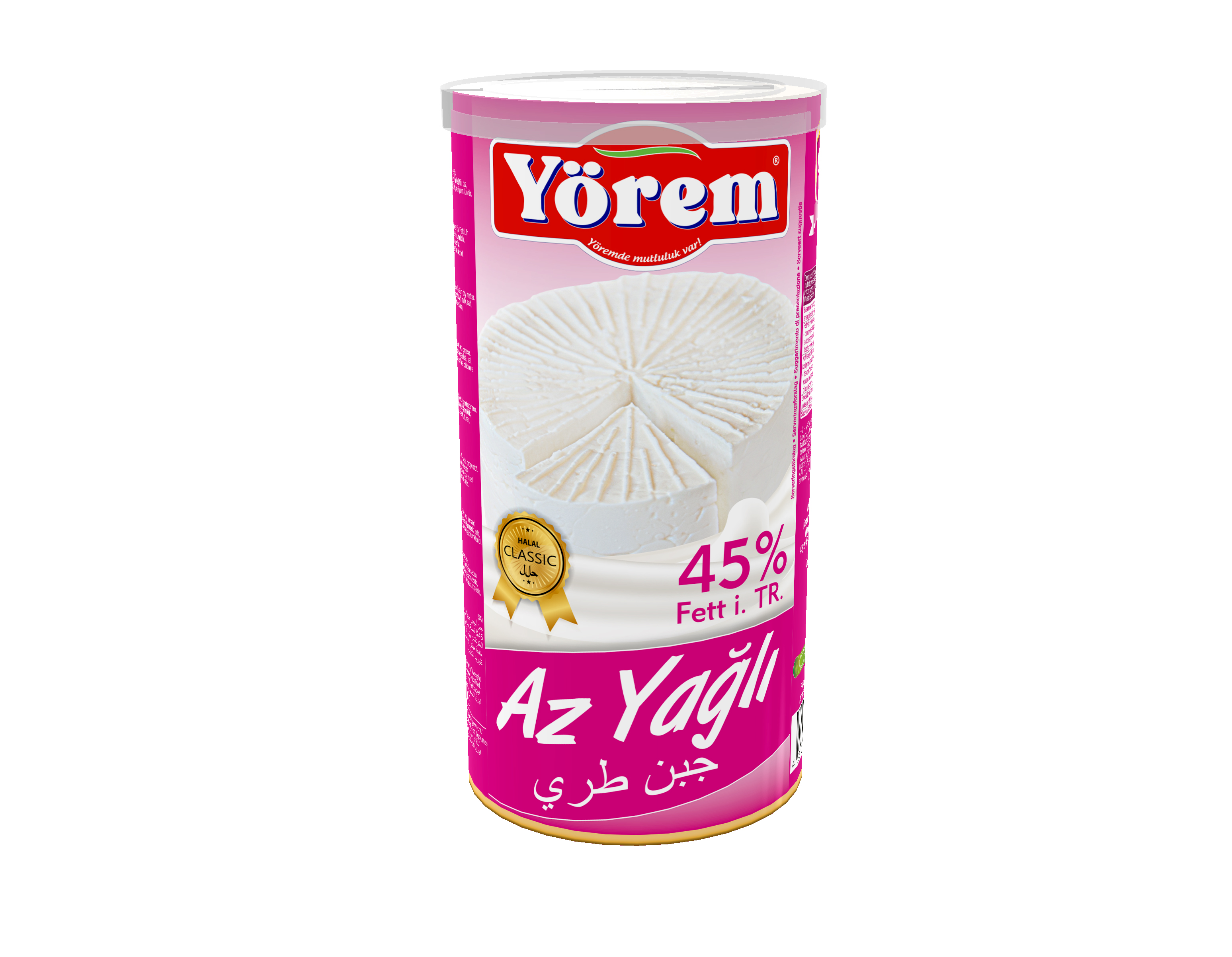 YOREM PEYNIR CLASSIC 800 GR % 45 ( fromage feta turc 45 mat.gr.)