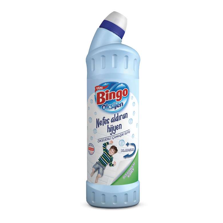 BINGO OKSIJEN CAMASIR SUYU  DERIN 15X750ML ( eau de javel oxygéné)