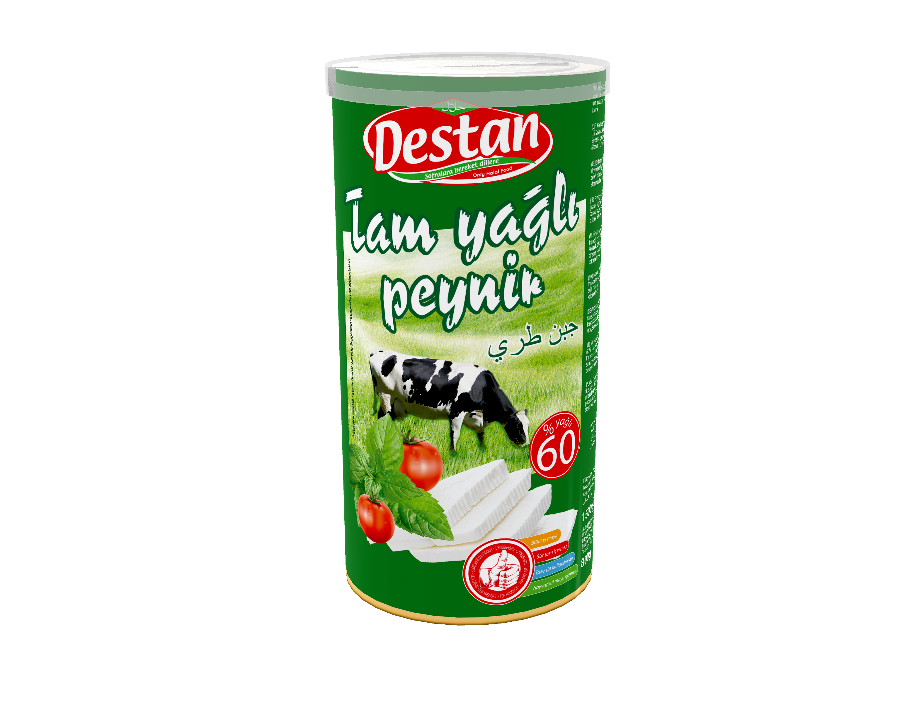 DESTAN TAM YAGLI PEYNIR 800 GR (fromage feta turc)