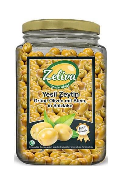 ZELIVA YESIL ZEYTIN KOKTEYL 900gr (olives vertes cocktail)