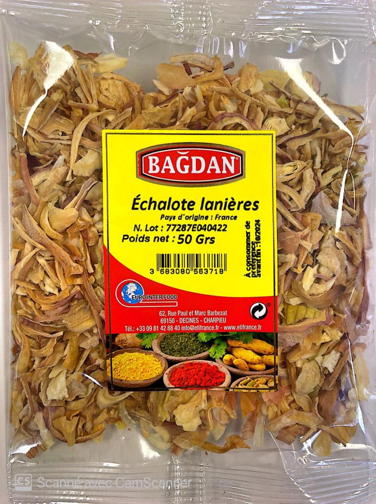 BAGDAN ARPACIK SOGANI 20x50GR (echalote lanière)