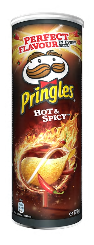 PRINGLES ACI (hot-spicy) 19X165GR