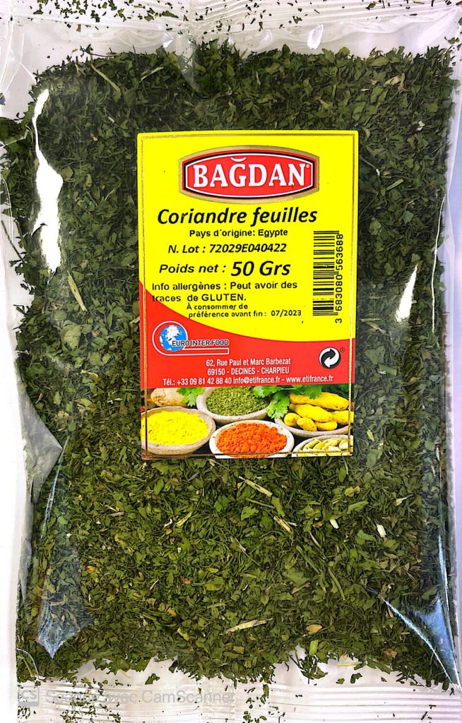 BAGDAN KISNIS 10x50GR  (coriandre feuilles)