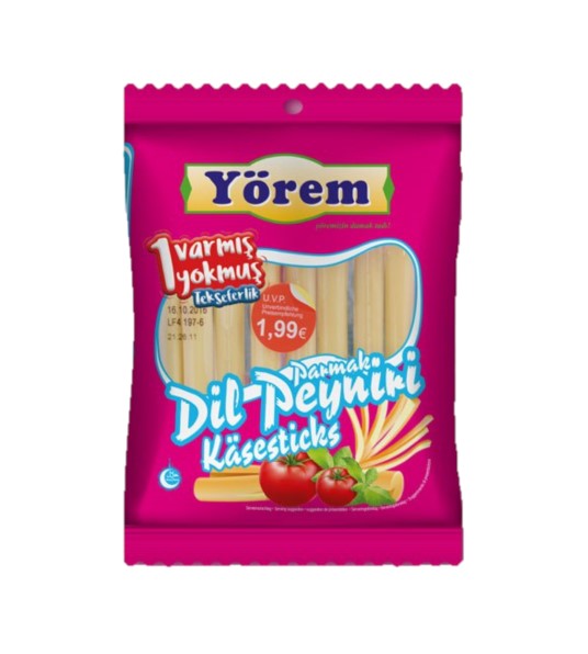 YOREM PARMAK DIL PEYNIR 168 GR (batonnets de fromage)