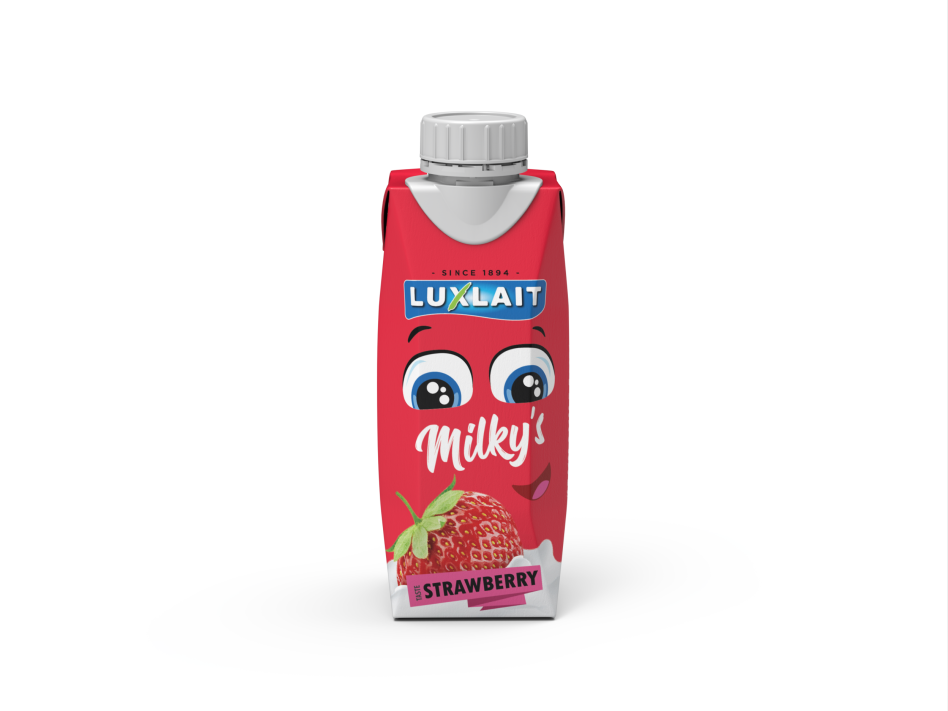 LUXLAIT LAIT FRAISE UHT 0.25L pvc 0.99